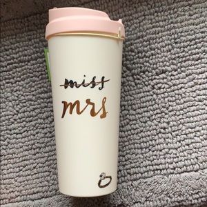 Kate spade Miss to Mrs thermal travel mug
